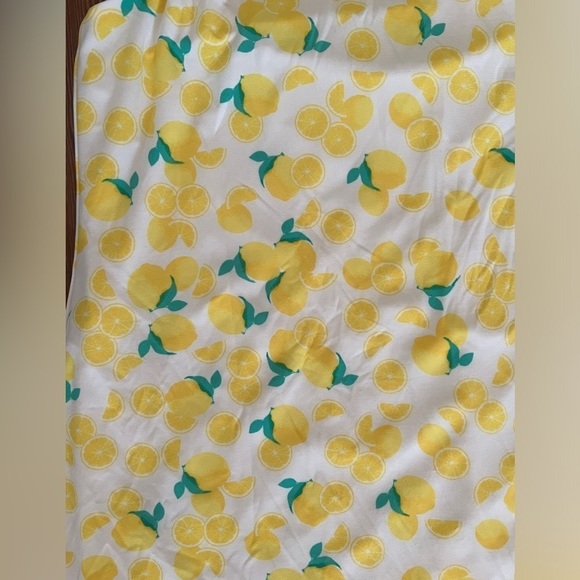 PAPPAGALLO Gwen Live Gives You Lemons A-Line Dress Yellow and Green Size Medium - Picture 4 of 4